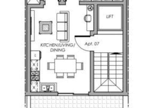 1 bedroom penthouse Ta Xbiex ref. no. 20213
