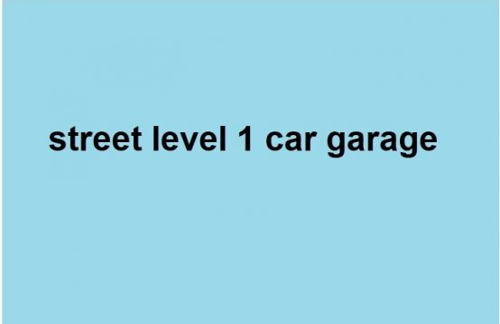 Zebbug Street level 1 car garage