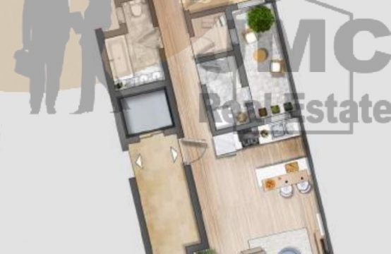 Mosta finished ground floor 2 double bedroom apartment