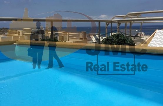 Bahar ic-Caghaq 2-bedroom duplex penthouse with splash pool &#038; sea views