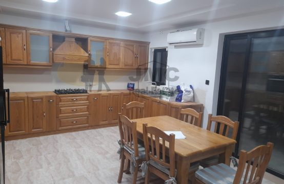 Zejtun partly furnished 3 double bedroom maisonette with large backyard
