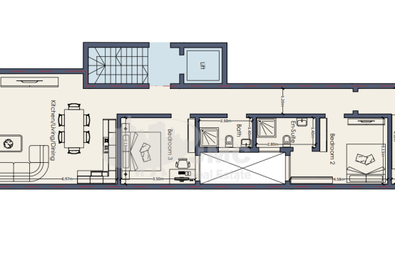 Qormi 3 double bedroom apartment