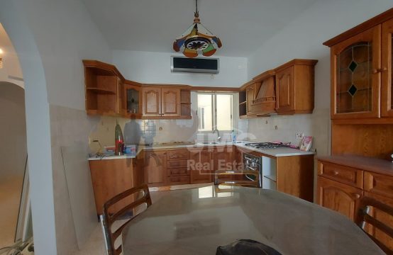 Marsascala partly furnished 3 double bedroom apartment